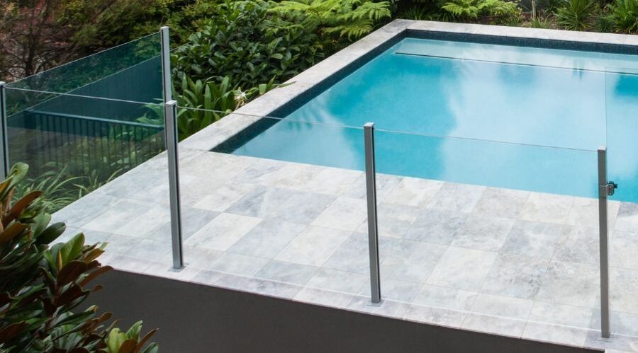 glass pool fenced property in Mona Vale